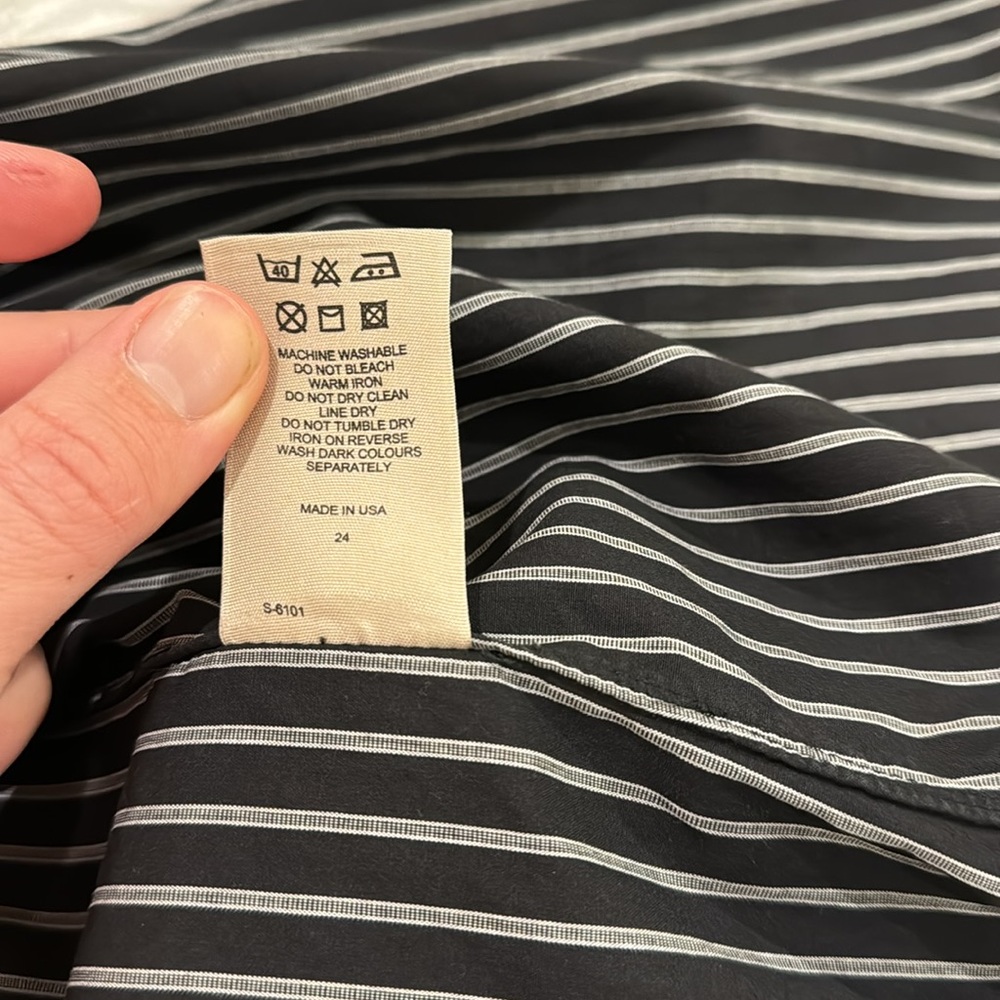 Burberry London: Men’s Striped Dress shirt - French cuff - Picture 6 of 6